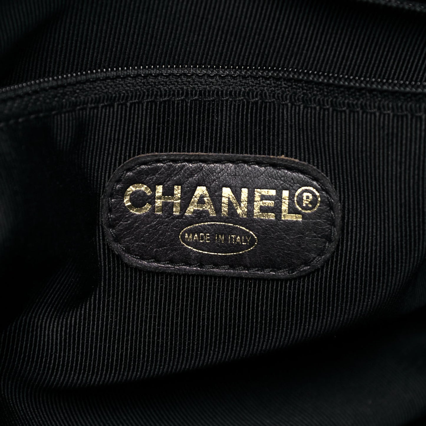 Caviar Quilted Flap Shoulder Bag Black