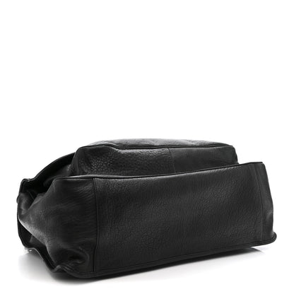Saint Laurent Grained Lambskin Monogram Oversized Niki Chain Satchel Black 4 of 15