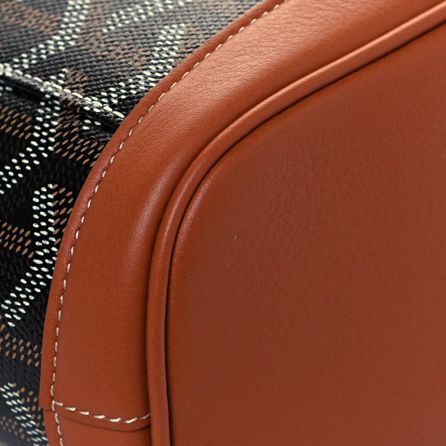 Goyardine Calfskin Mini Alpin Backpack Black Gold