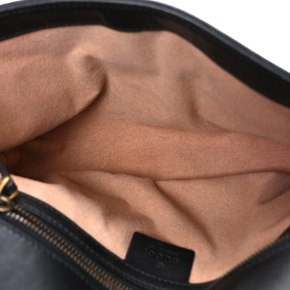 Gucci Calfskin Matelasse Small GG Marmont Shoulder Bag Black 5 of 10