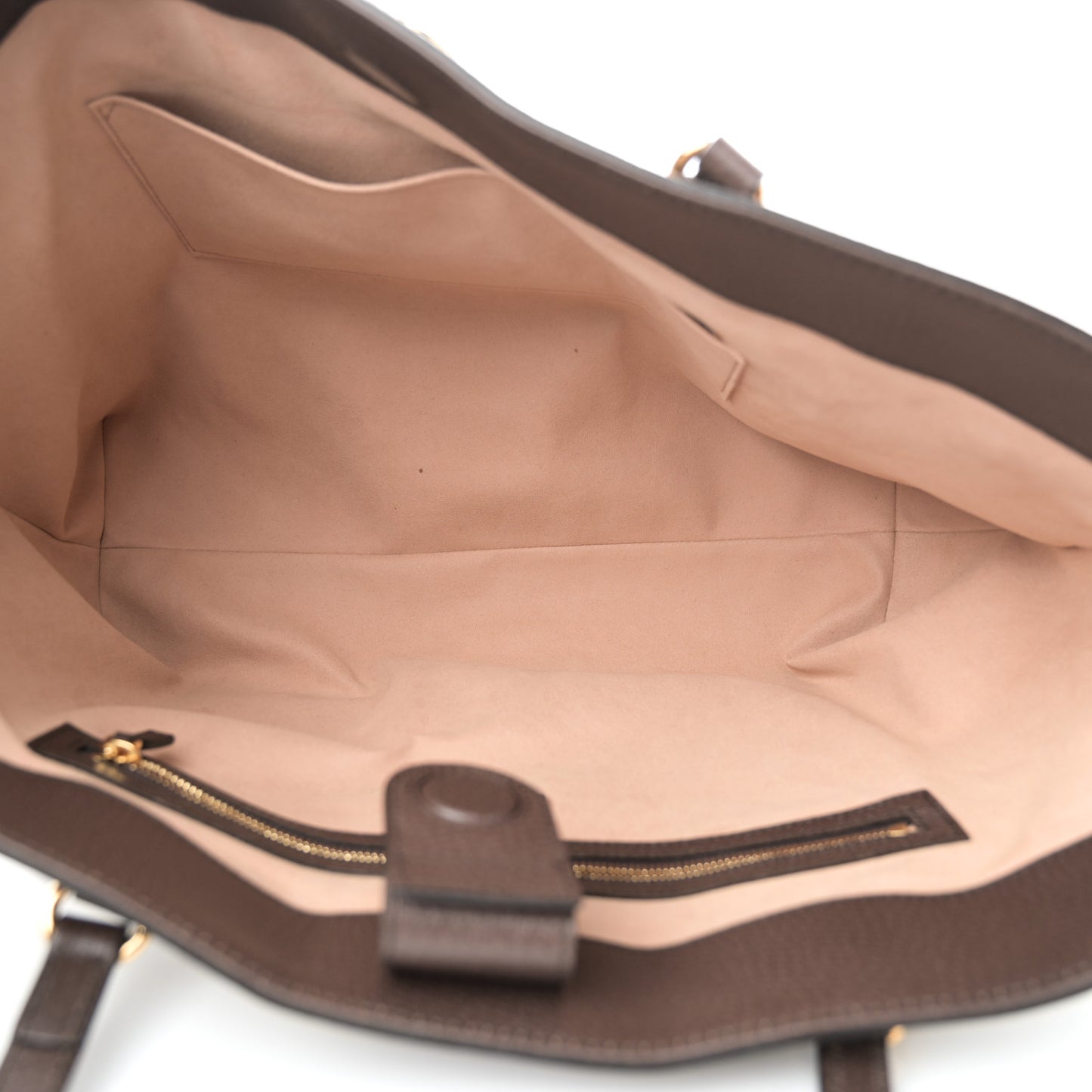GG Supreme Monogram Medium Ophidia Shopping Tote Brown