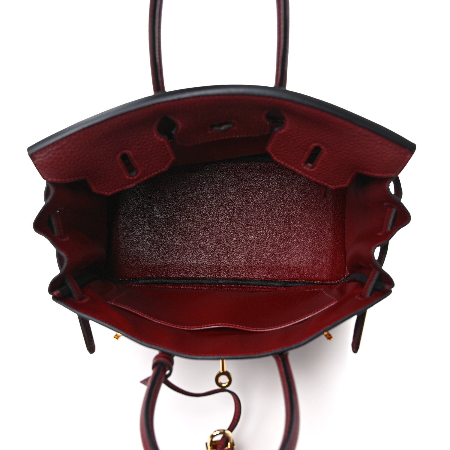 Hermes Togo Birkin 25 Rouge H 5 of 8