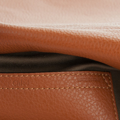 Chloe Calfskin Medium Marcie Round Crossbody Bag Tan 6 of 7