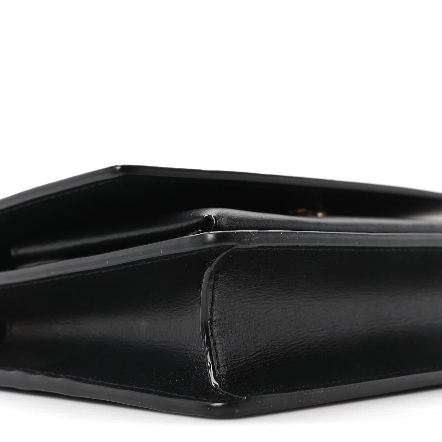 Calfskin Monogram Sunset Chain Wallet Black