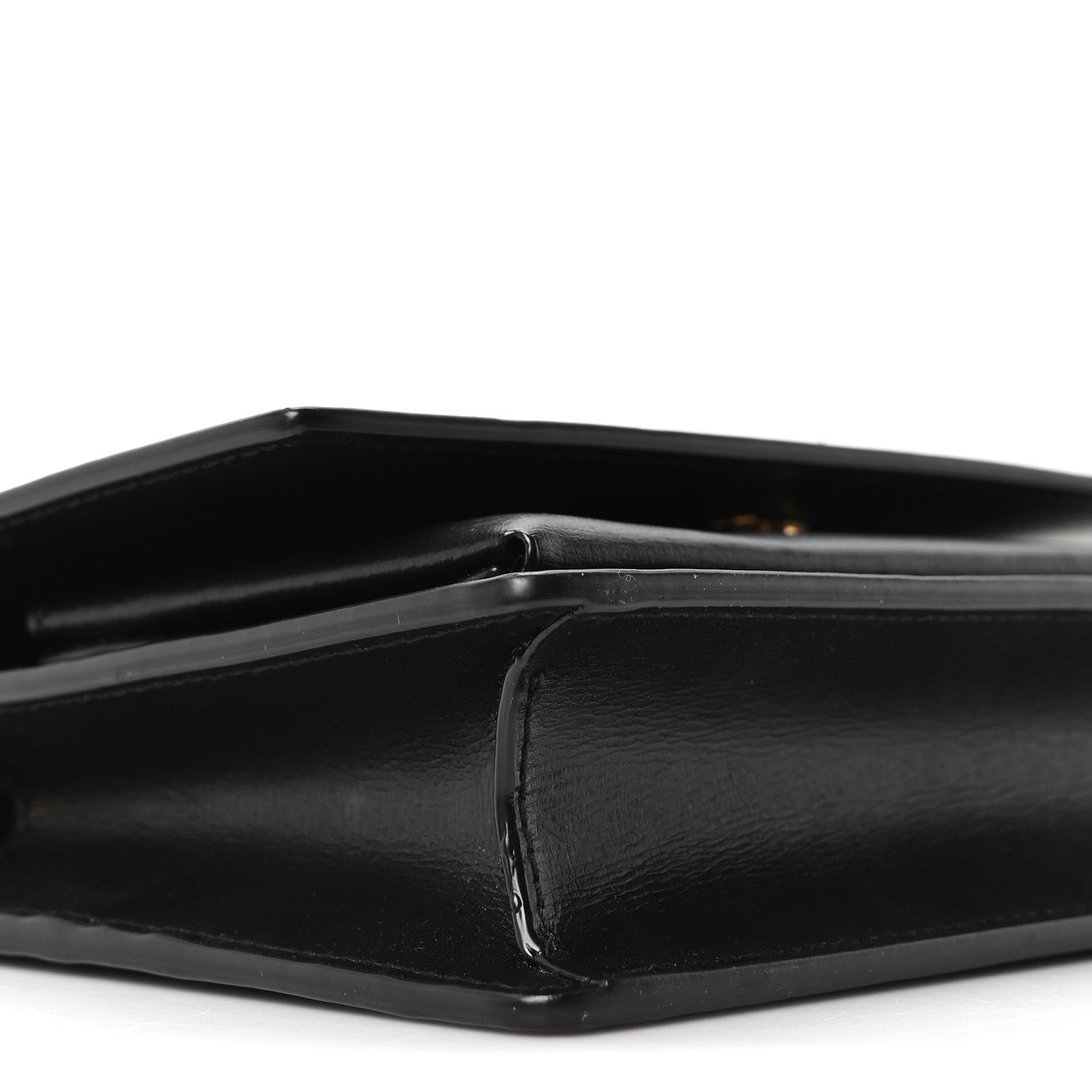 Saint Laurent Calfskin Monogram Sunset Chain Wallet Black 8 of 9
