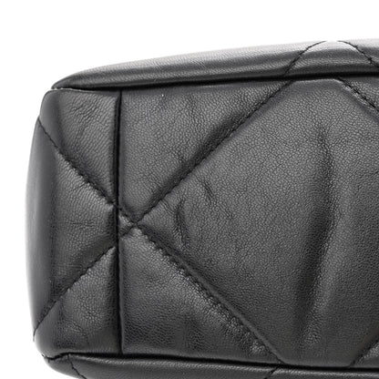 Chanel Goatskin Quilted Large Chanel 19 Flap Black 12 of 12