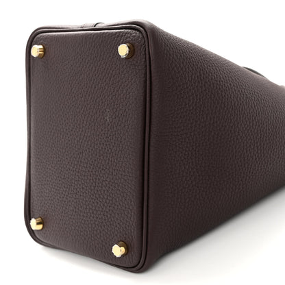 Hermes Taurillon Clemence Picotin Lock 18 PM Rouge Sellier 10 of 10