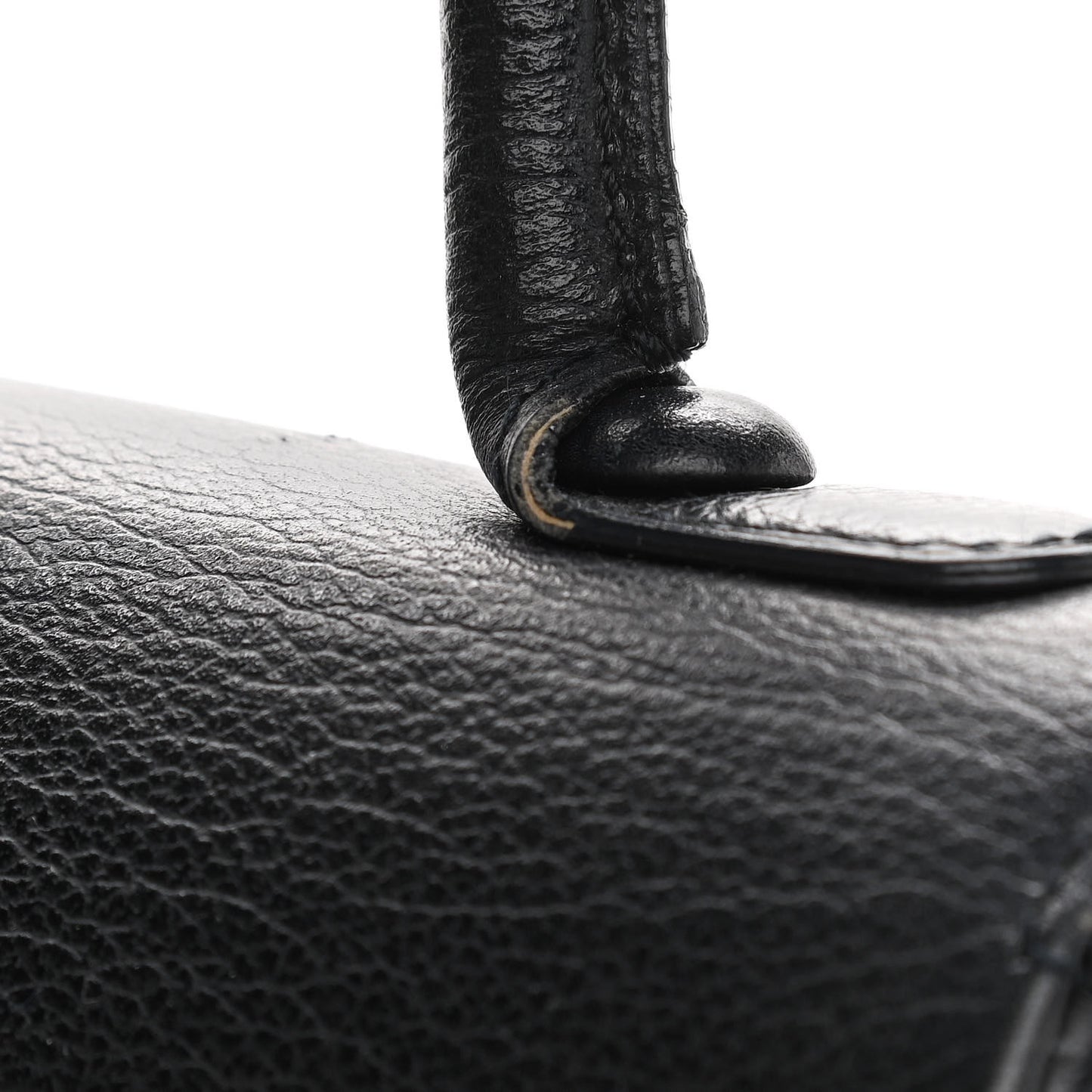 Grained Calfskin PM Brillant Satchel Black
