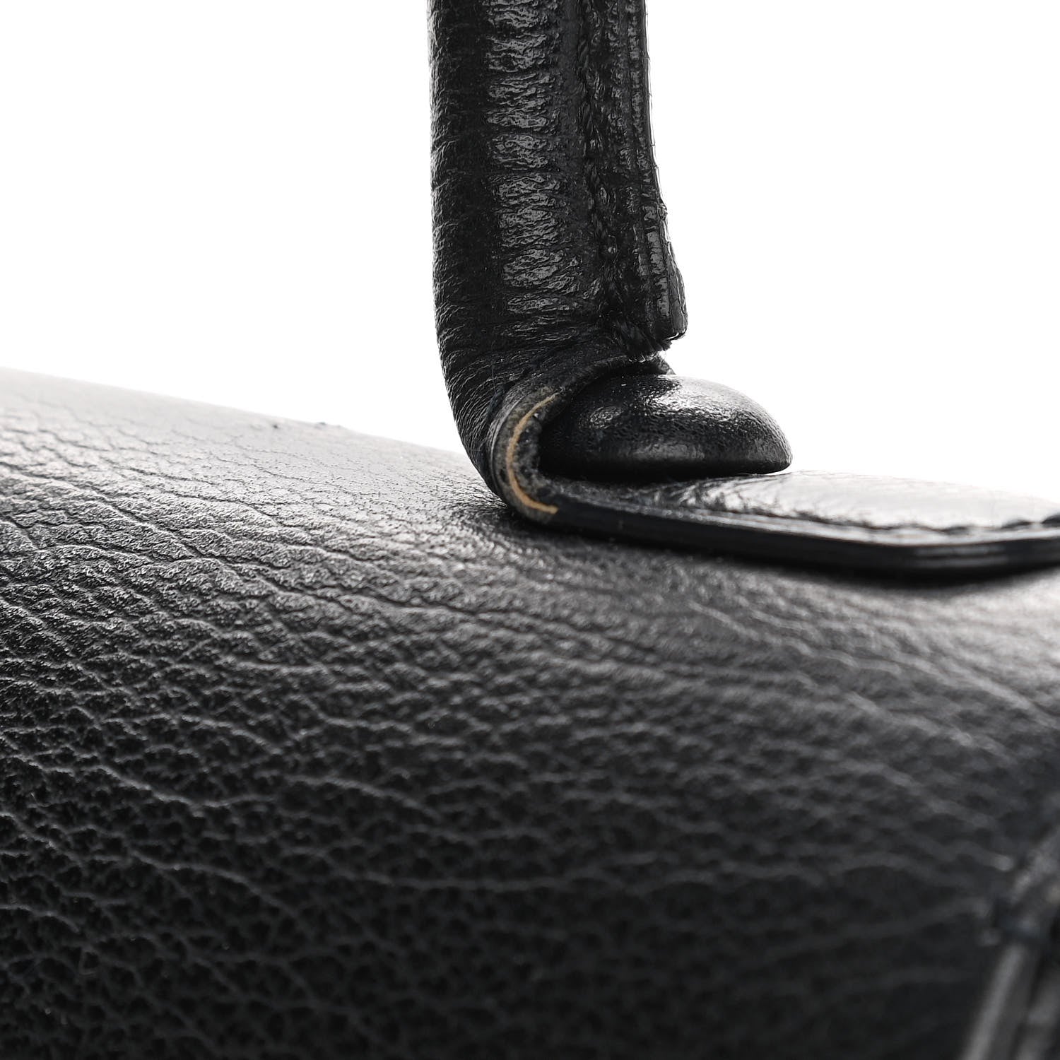 Delvaux Grained Calfskin PM Brillant Satchel Black 12 of 12