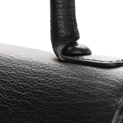 Delvaux Grained Calfskin PM Brillant Satchel Black 12 of 12
