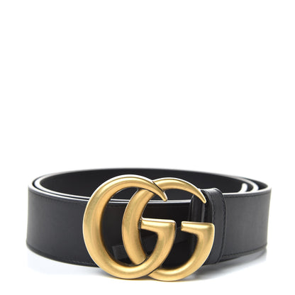 Gucci Calfskin Double G 40mm Belt 95 38 Black 1 of 7