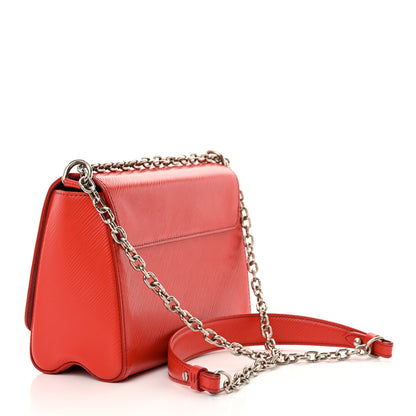 Louis Vuitton Epi Twist Shoulder Bag MM Coquelicot 3 of 13
