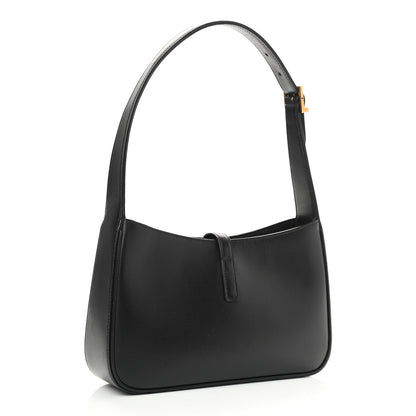 Saint Laurent Smooth Calfskin Le 5 A 7 Hobo Black 3 of 10