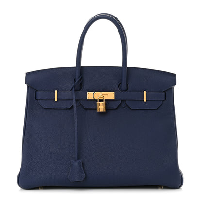Hermes Togo Birkin 35 Bleu Saphir 1 of 17