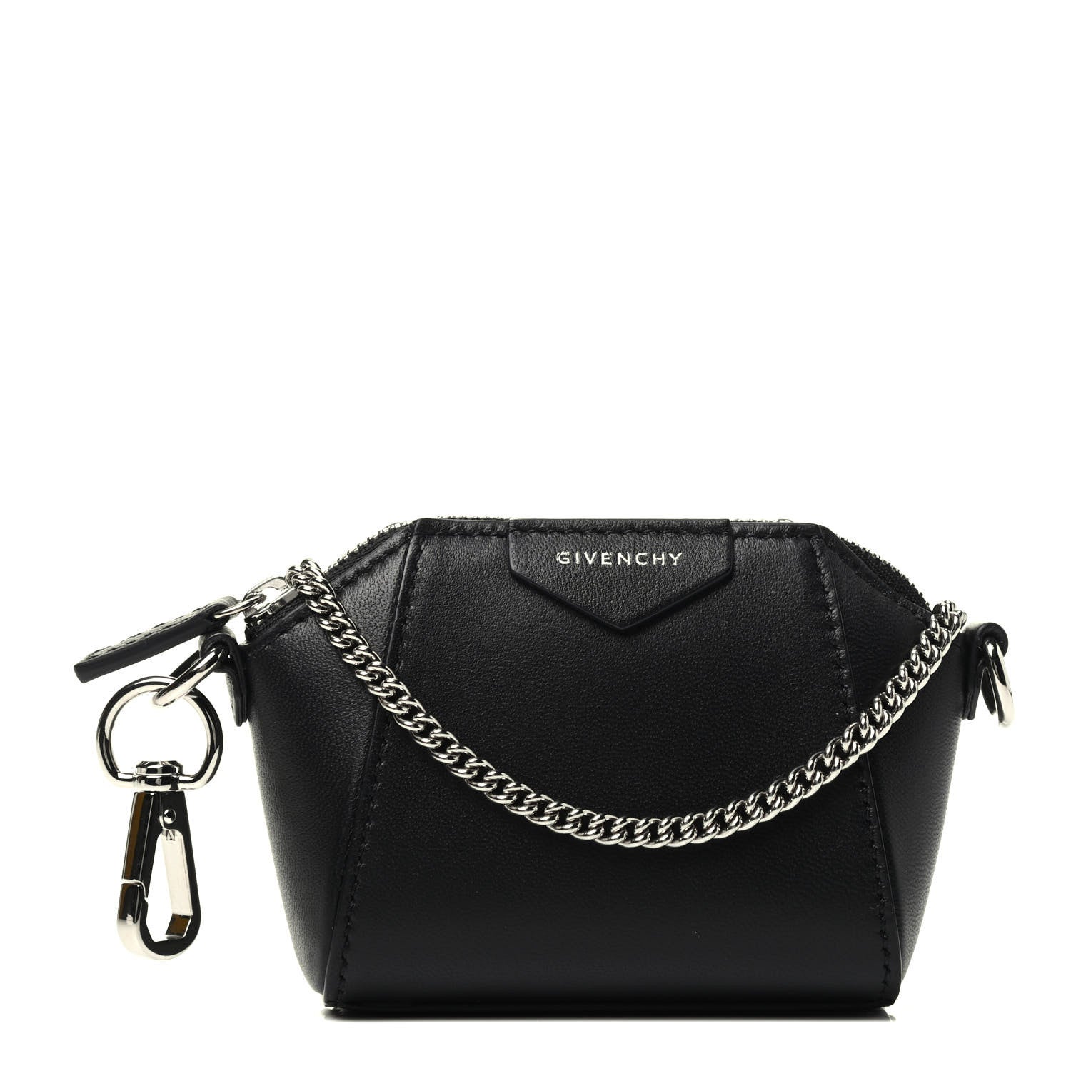 Givenchy Lambskin Baby Antigona with Chain Black 1 of 3
