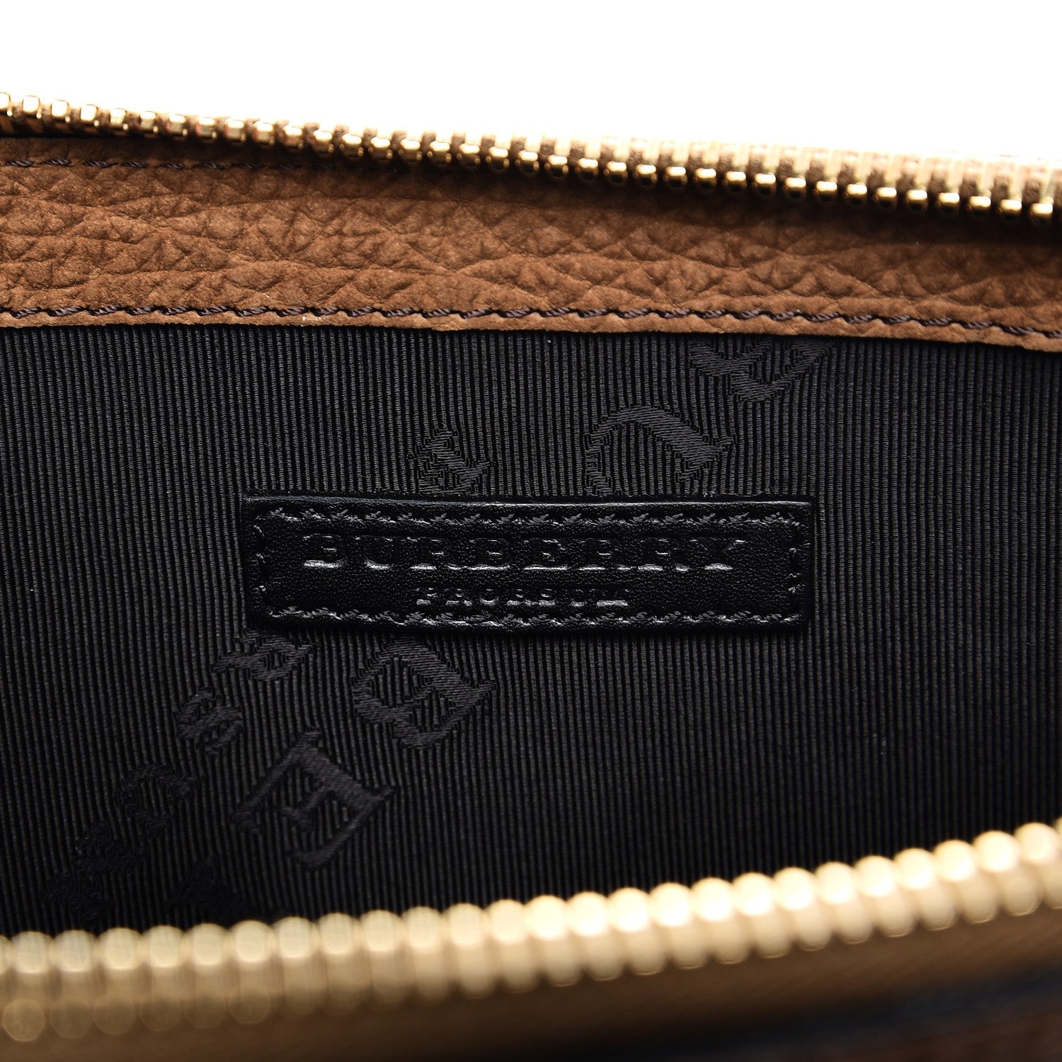 Burberry Prorsum Grainy Nubuck Alma Dog Clutch Brown 7 of 9