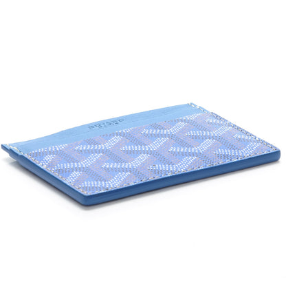Goyard Goyardine Saint Sulpice Card Holder Sky Blue 4 of 7