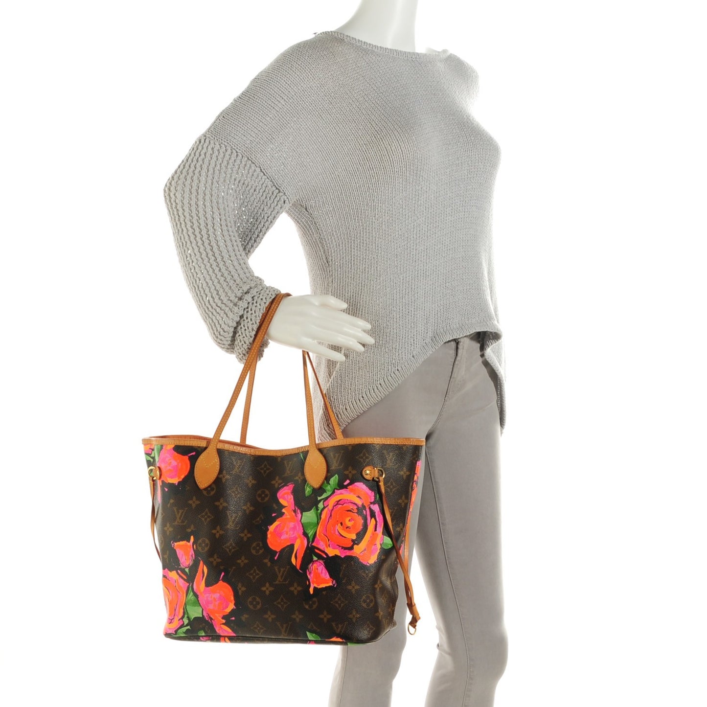 Monogram Roses Neverfull MM