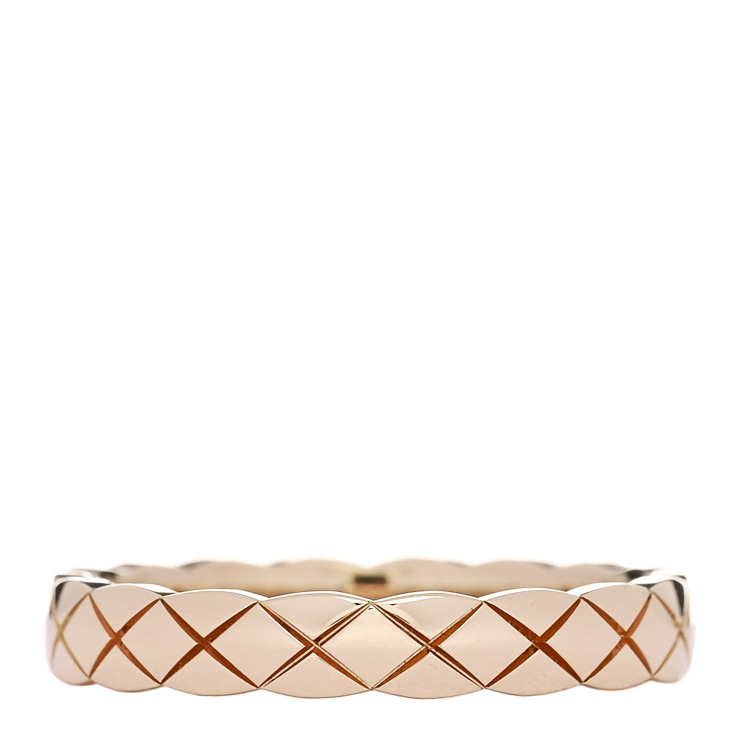 18K Beige Gold Mini Coco Crush Ring 53 6.25