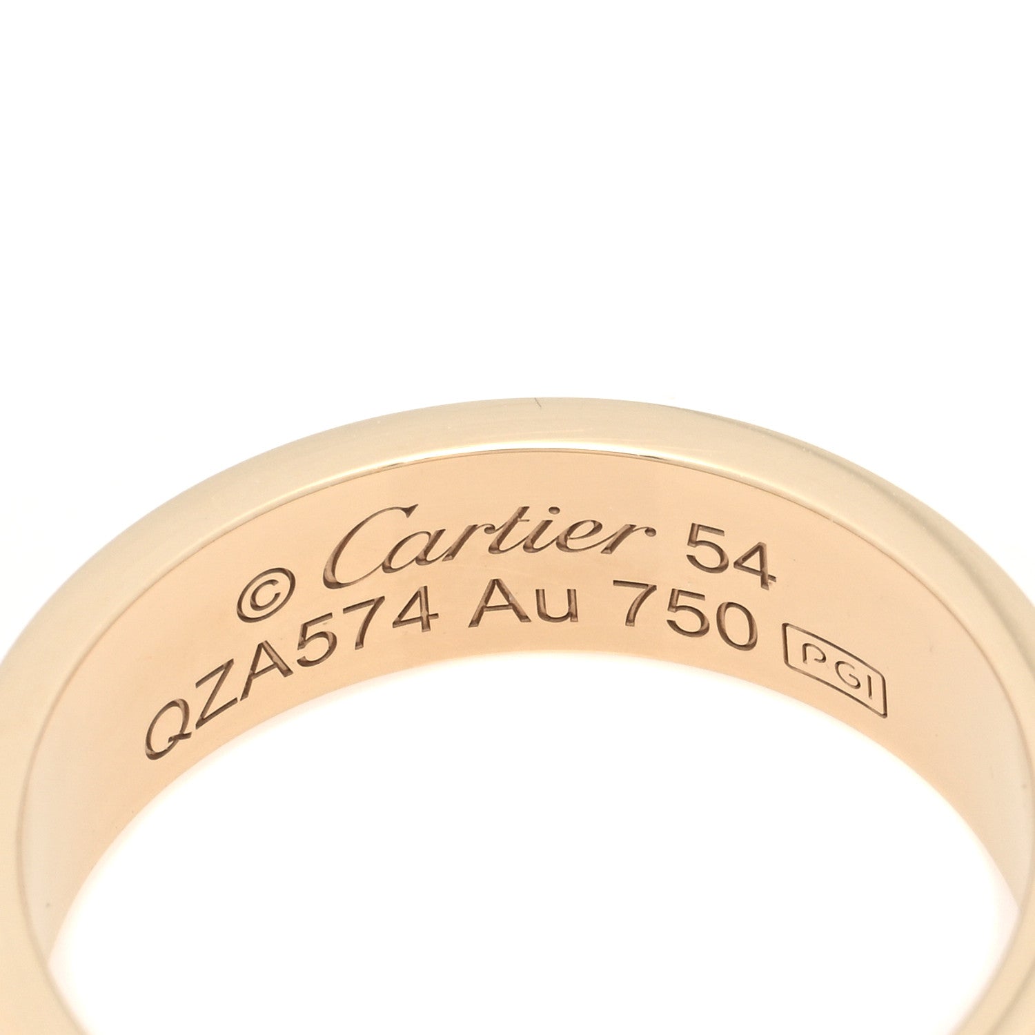 Cartier 18K Yellow Gold 5.5mm LOVE Ring 54 7 4 of 4