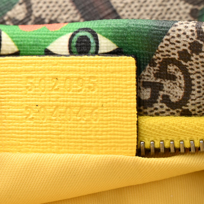 Gucci GG Supreme Monogram Smiling Plants Childrens Belt Bag Multicolor 7 of 11