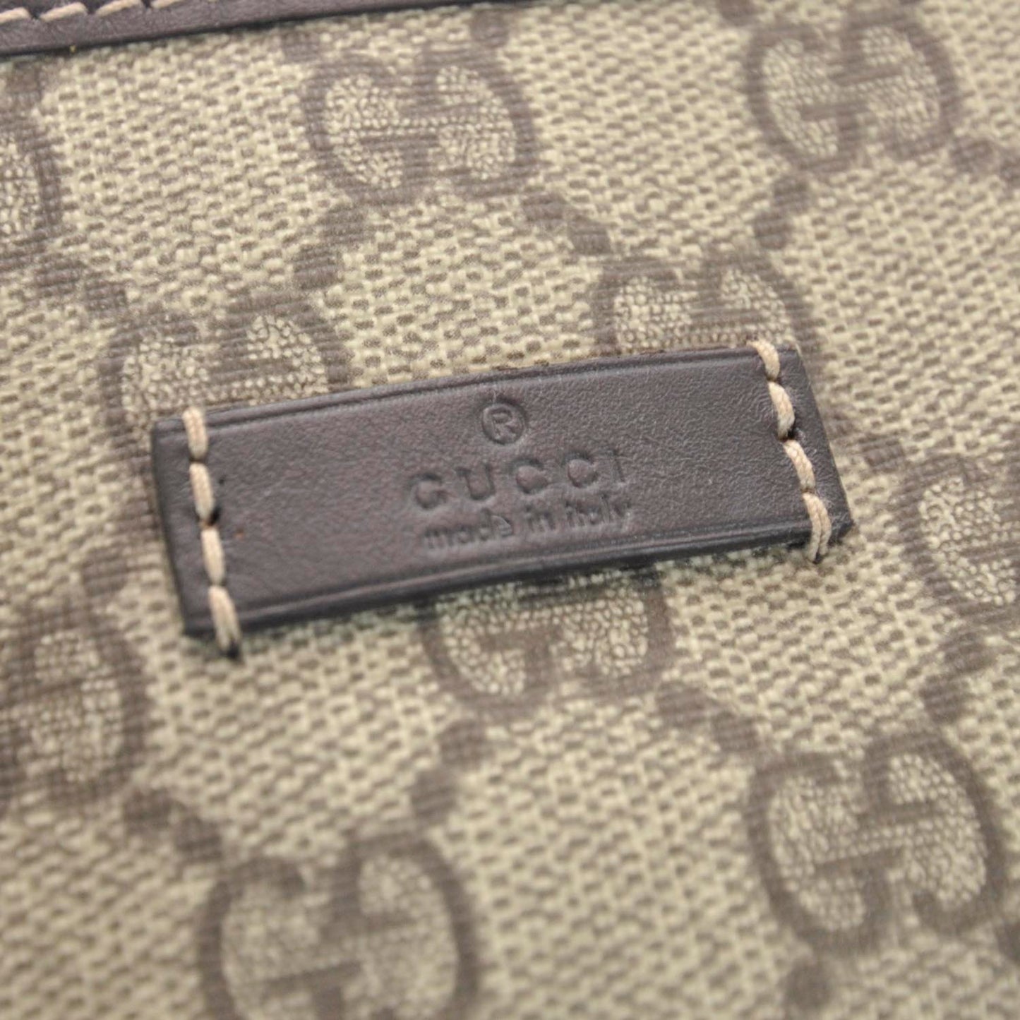 Coated Canvas Monogram Tote Ebony
