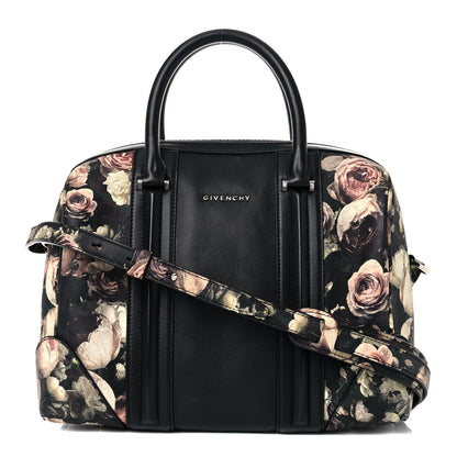 Givenchy Calfskin Floral Print Medium Lucrezia Black 1 of 13