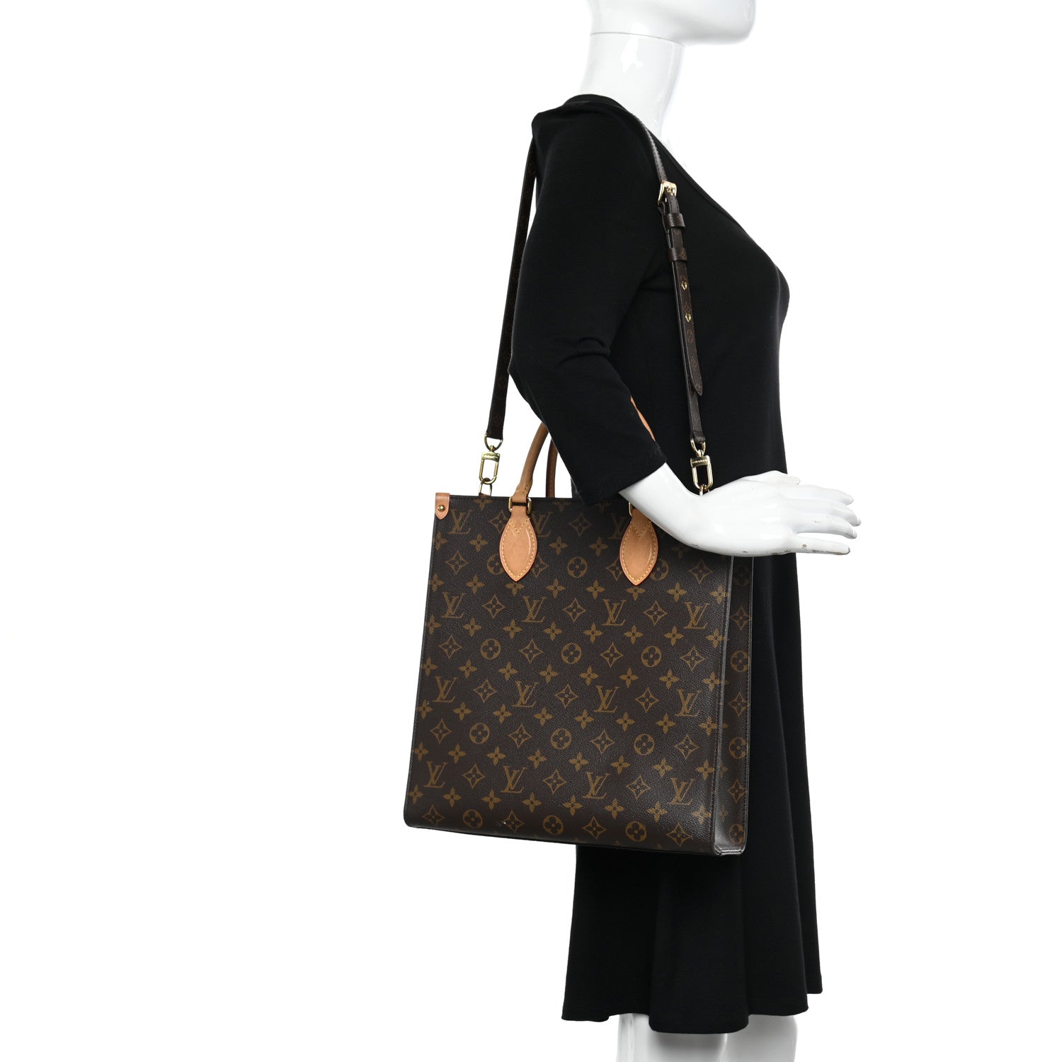 Louis Vuitton Monogram Sac Plat PM 2 of 10