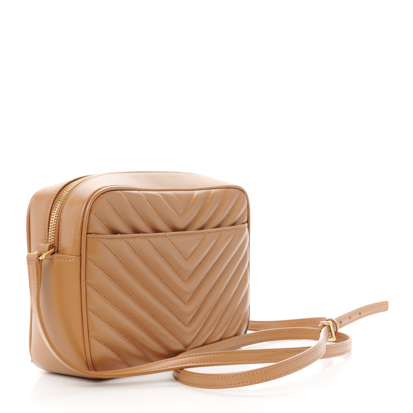 Calfskin Matelasse Monogram Lou Camera Bag Cinnamon