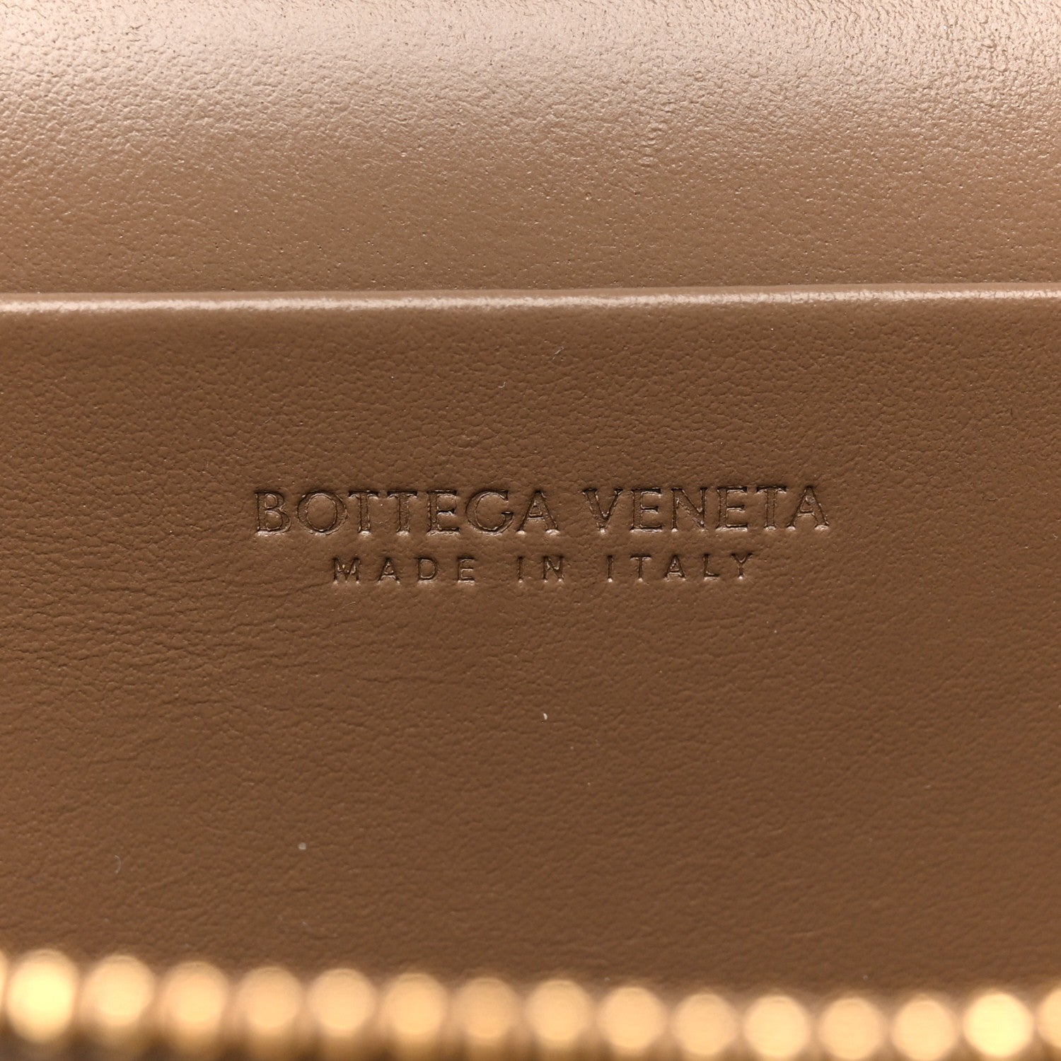 Bottega Veneta Calfskin Intrecciato Bang Bang Vanity Case Pinecone