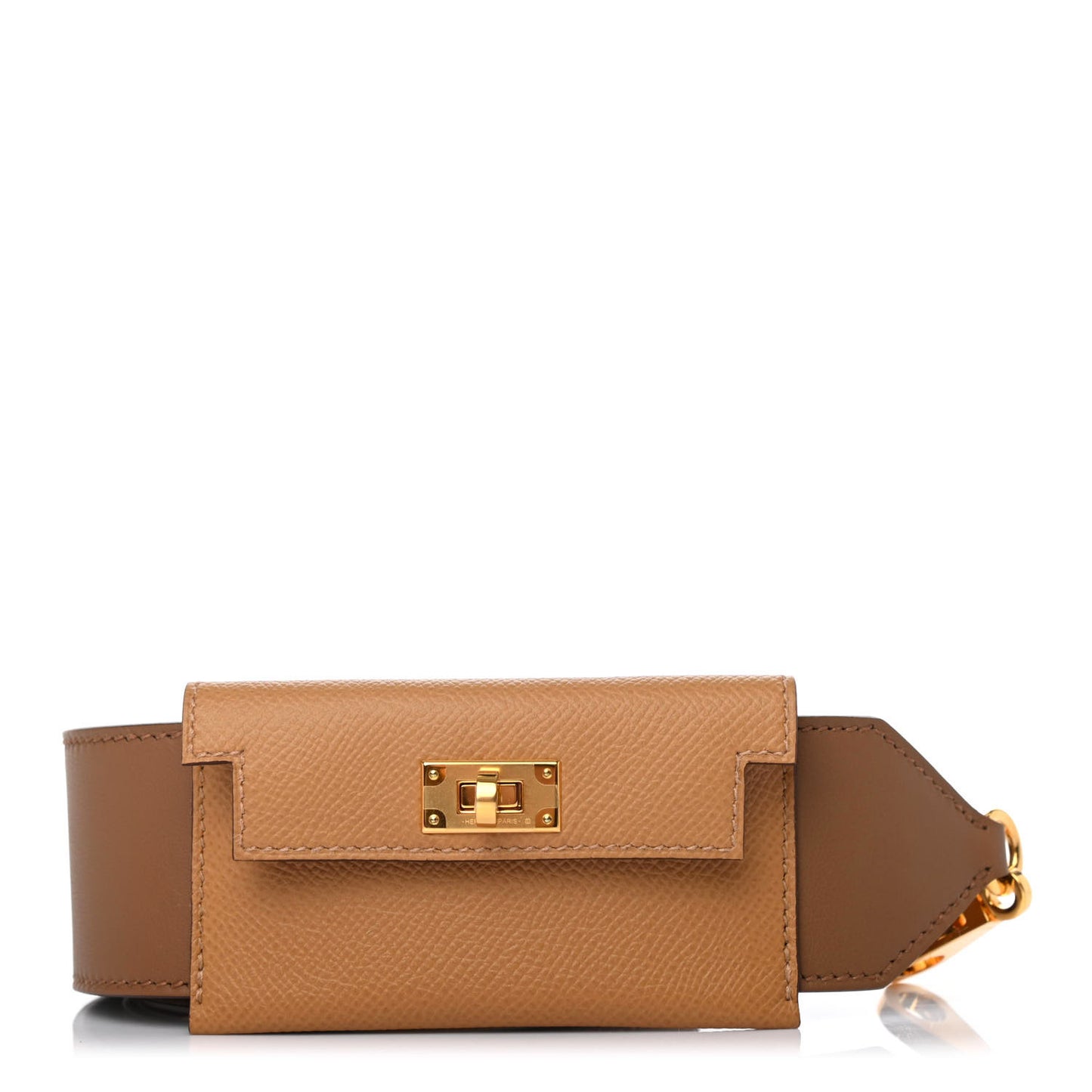 Swift Epsom Pocket Kelly Shoulder Strap Alezan Biscuit