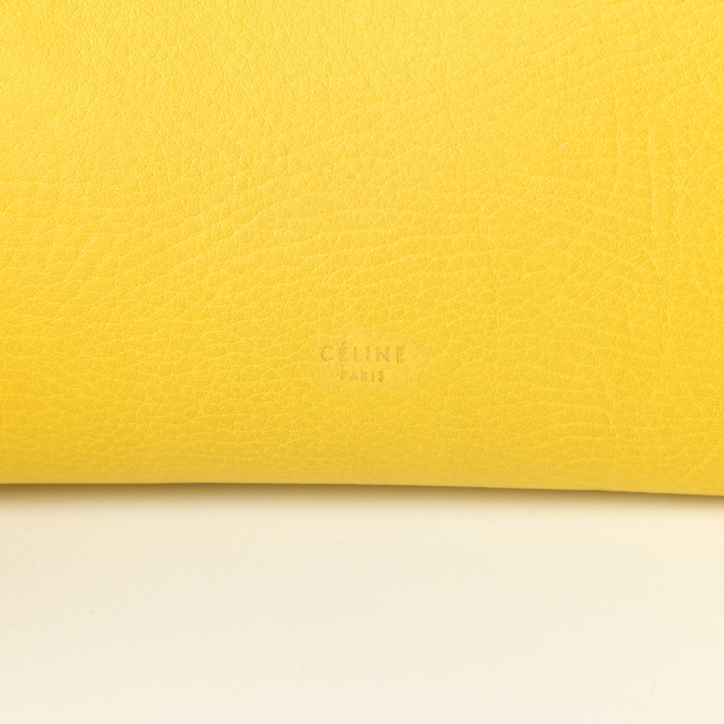 Elephant Calfskin Mini Belt Bag Sun Yellow