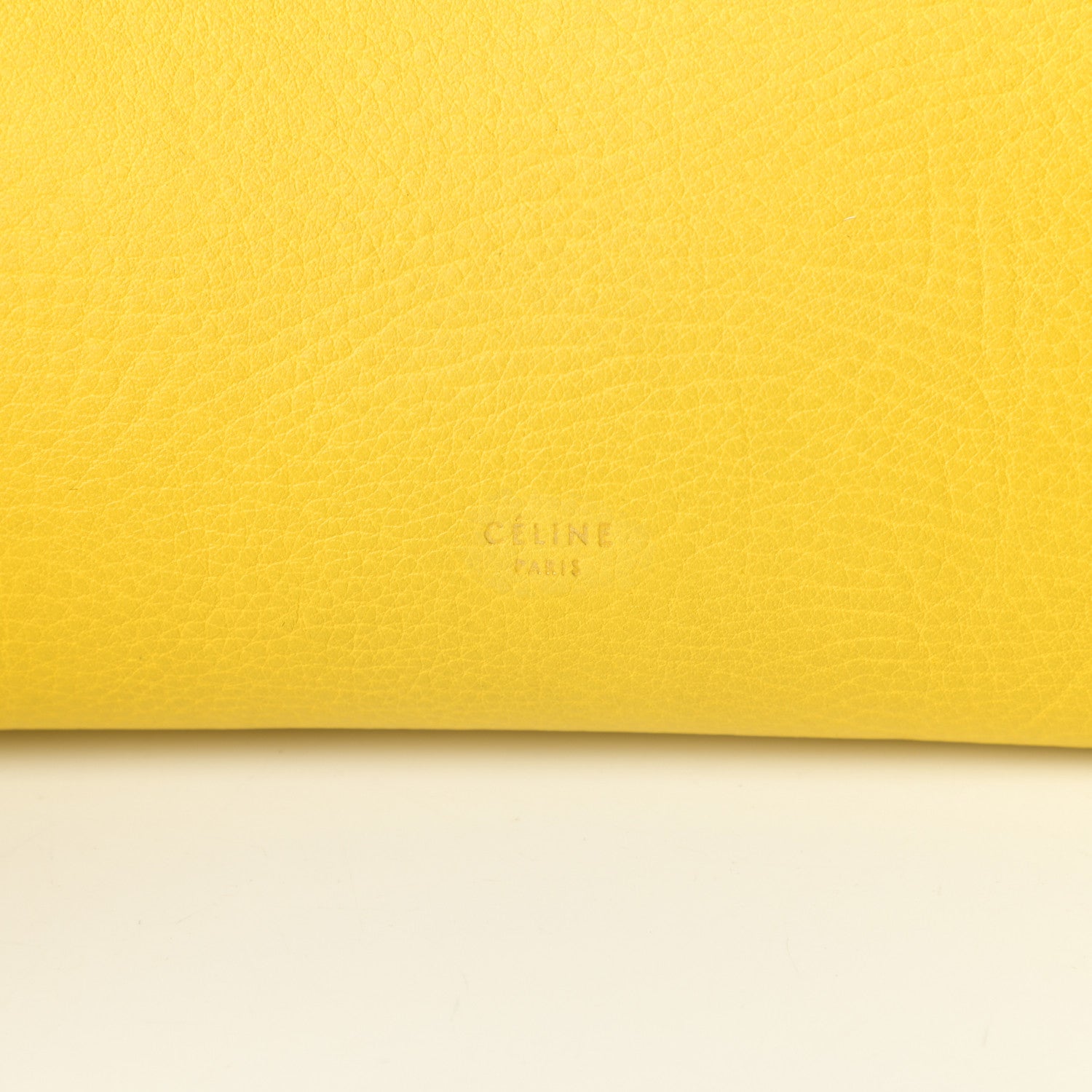 Celine Elephant Calfskin Mini Belt Bag Sun Yellow 6 of 21