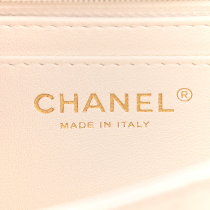 Chanel Lambskin Quilted Mini Rectangular Flap White 6 of 9