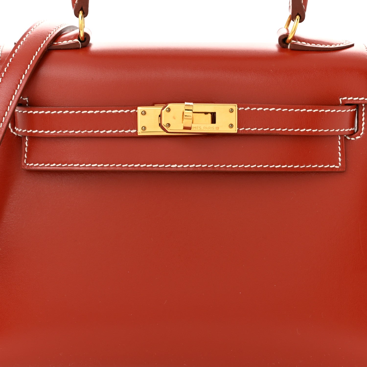 Hermes Box Mini Kelly Sellier 20 Brique 8 of 10