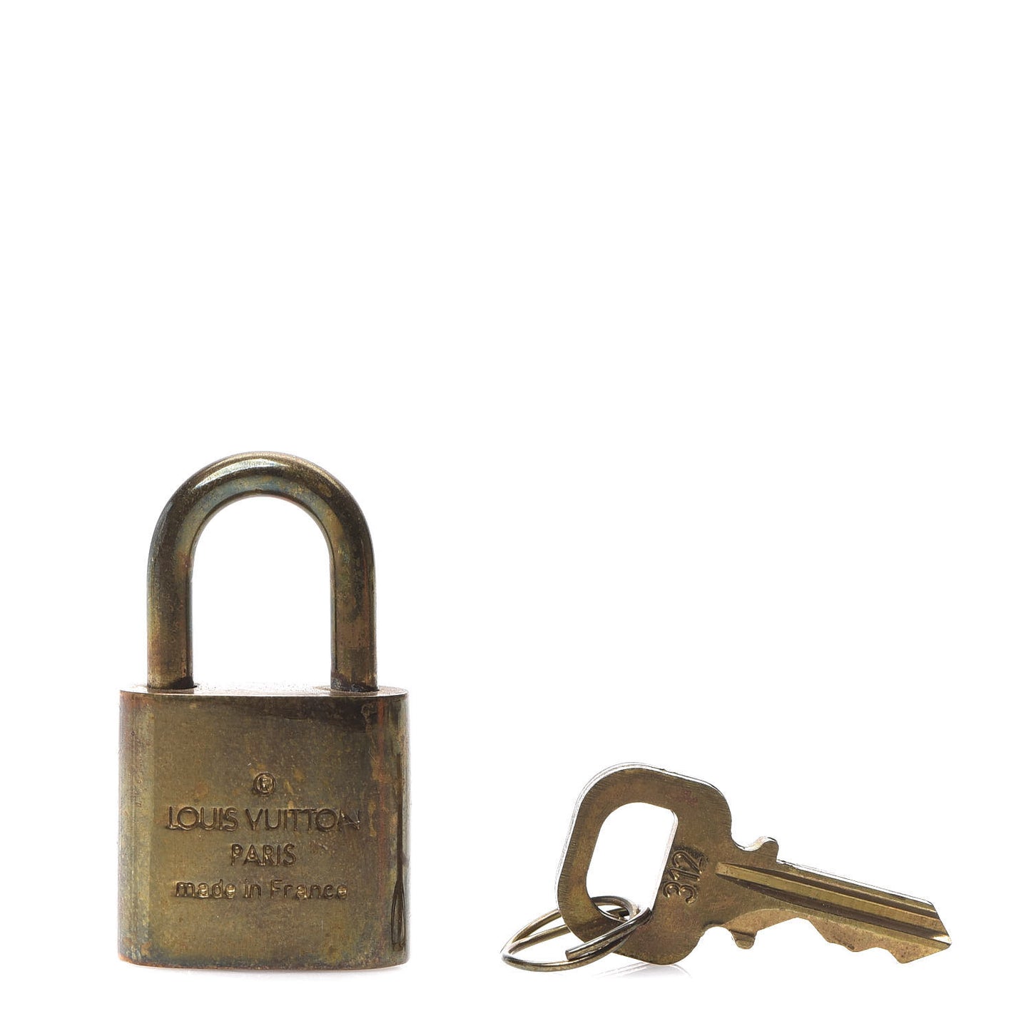 Brass Lock and 2 Keys Set #312