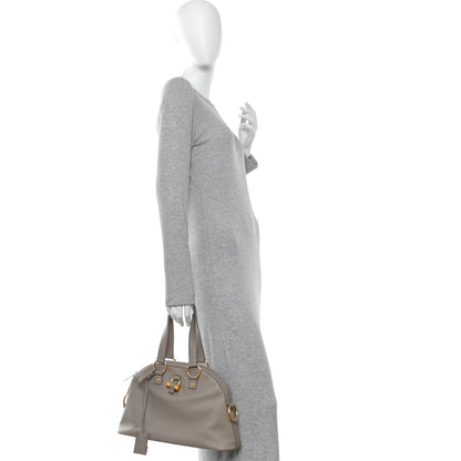 Saint Laurent Calfskin Medium Muse Mink 2 of 12