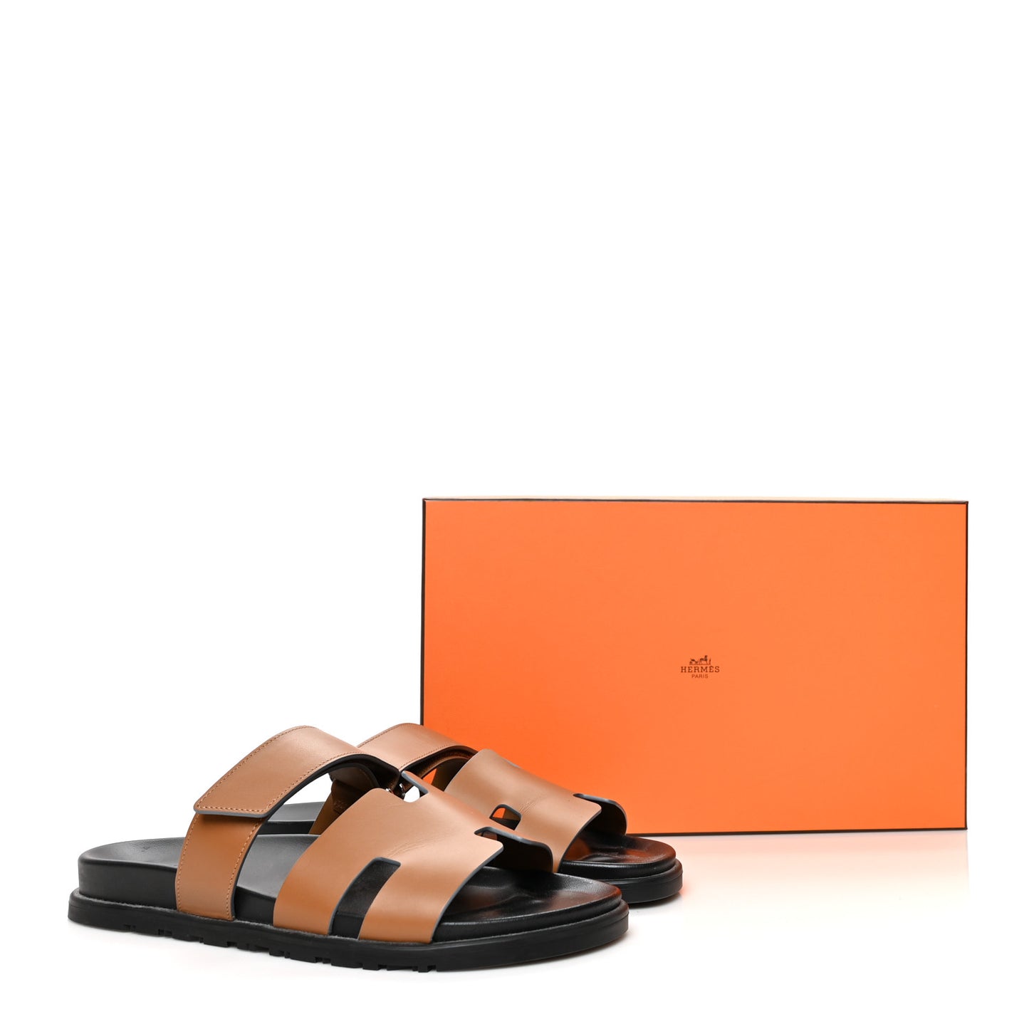 Calfskin Mens Chypre Sandals 42 Naturel