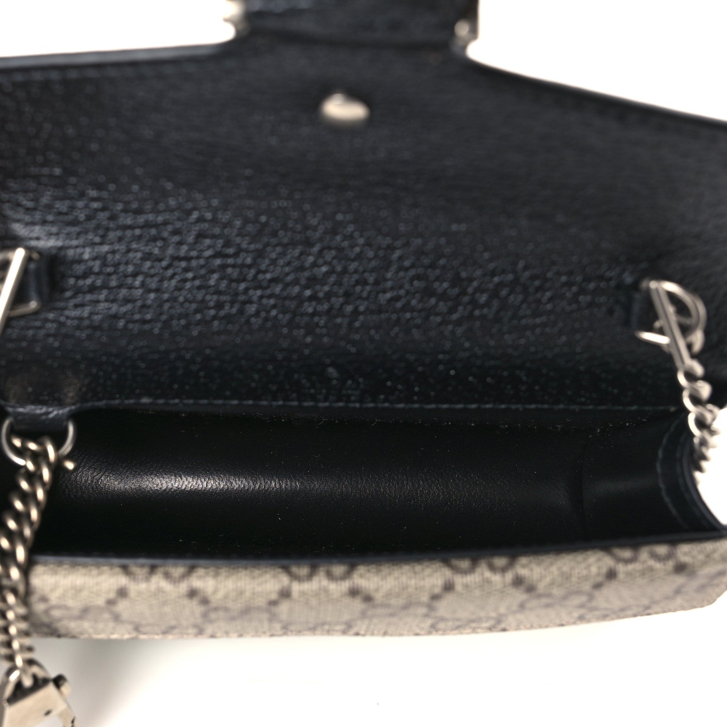 Gucci GG Supreme Monogram Equestrian Mini Dionysus Shoulder Bag Beige Ebony Multicolor Black 5 of 8
