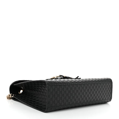 Gucci Microguccissima Medium Emily Chain Shoulder Bag Black 4 of 11