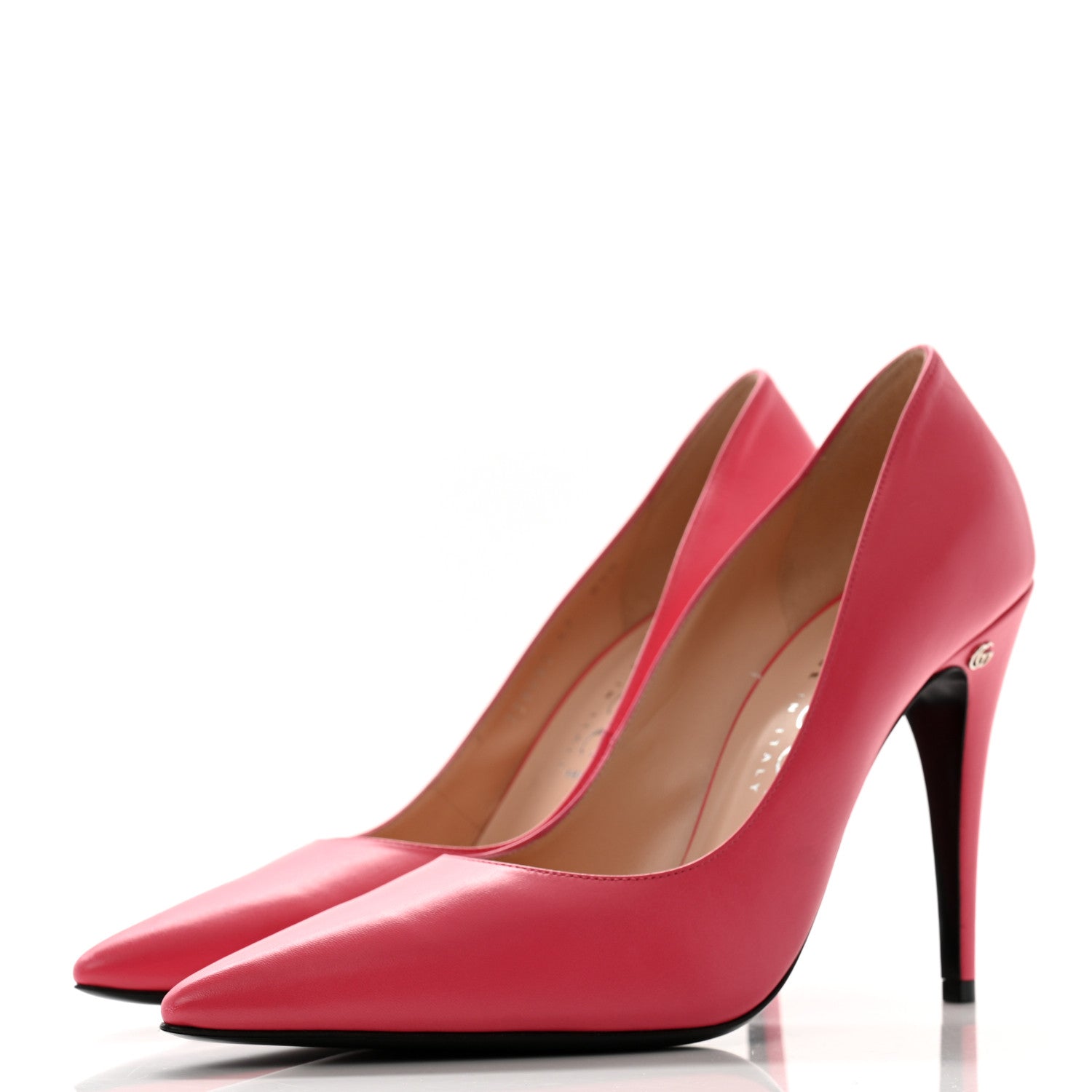 Gucci Malaga Kid GG 95mm Pumps 42 Rhodamine Pink 3 of 9