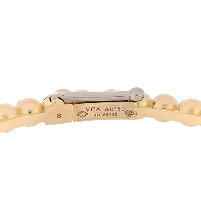 Van Cleef & Arpels 18K Yellow Gold Perlee Pearls of Gold Bracelet S 4 of 6