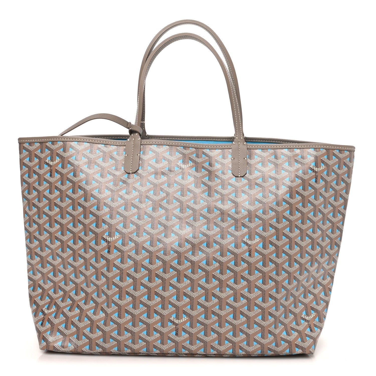 Goyard Goyardine Saint Louis Claire Voie PM Grege Turquoise 1 of 11