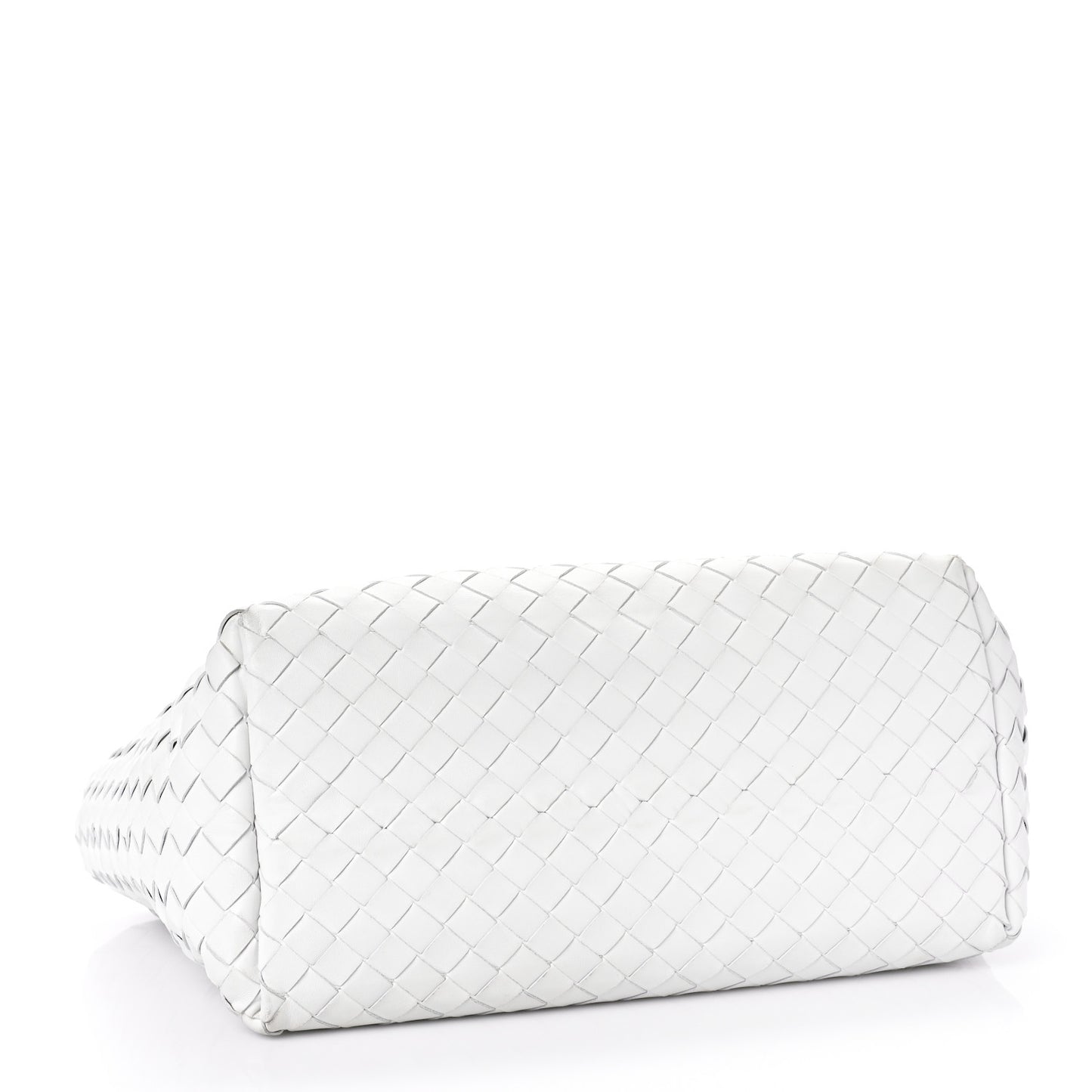 Nappa Intrecciato Tote Bag White