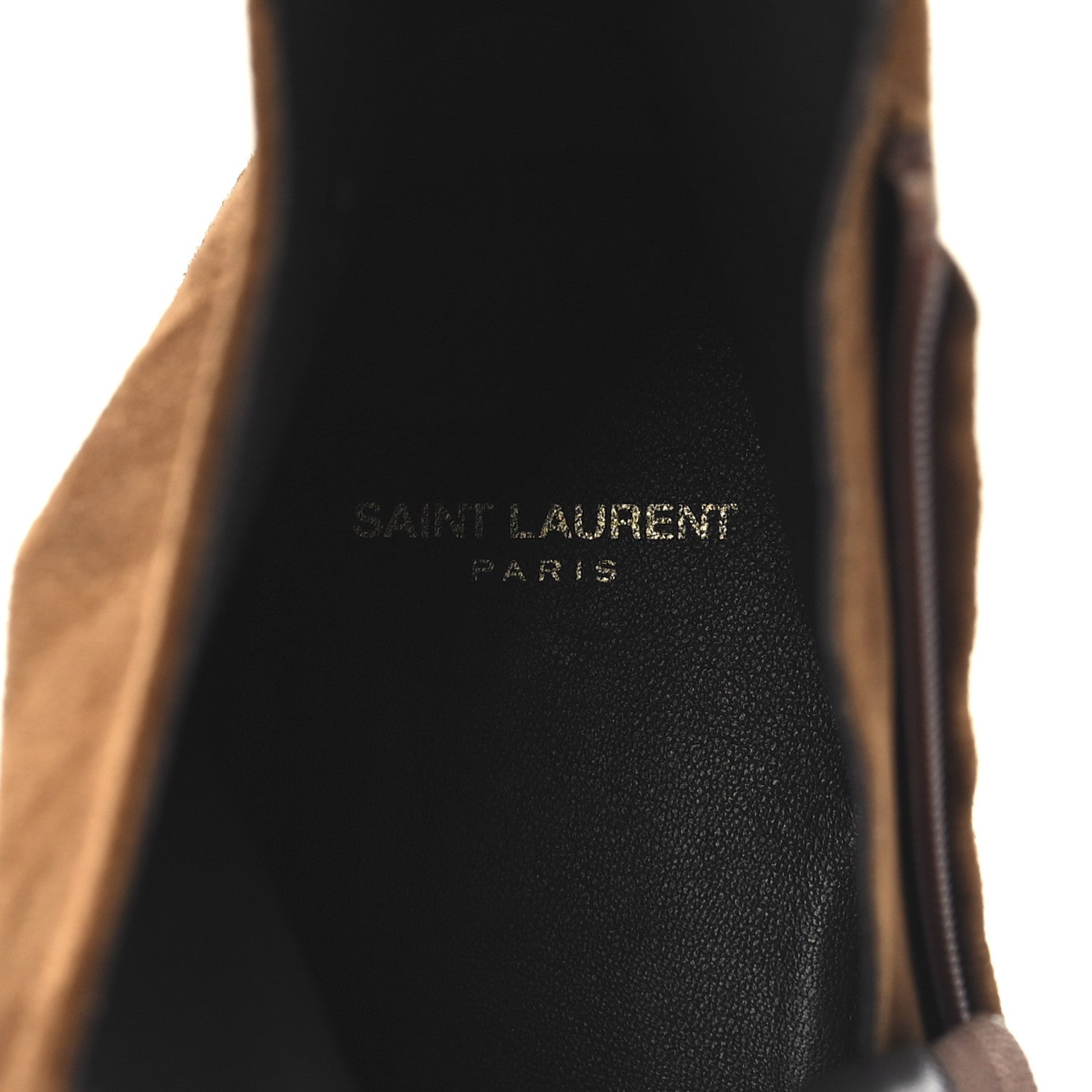 Saint Laurent Suede Calfskin Mens Wyatt 40 Zip Boots 45 Land 9 of 10