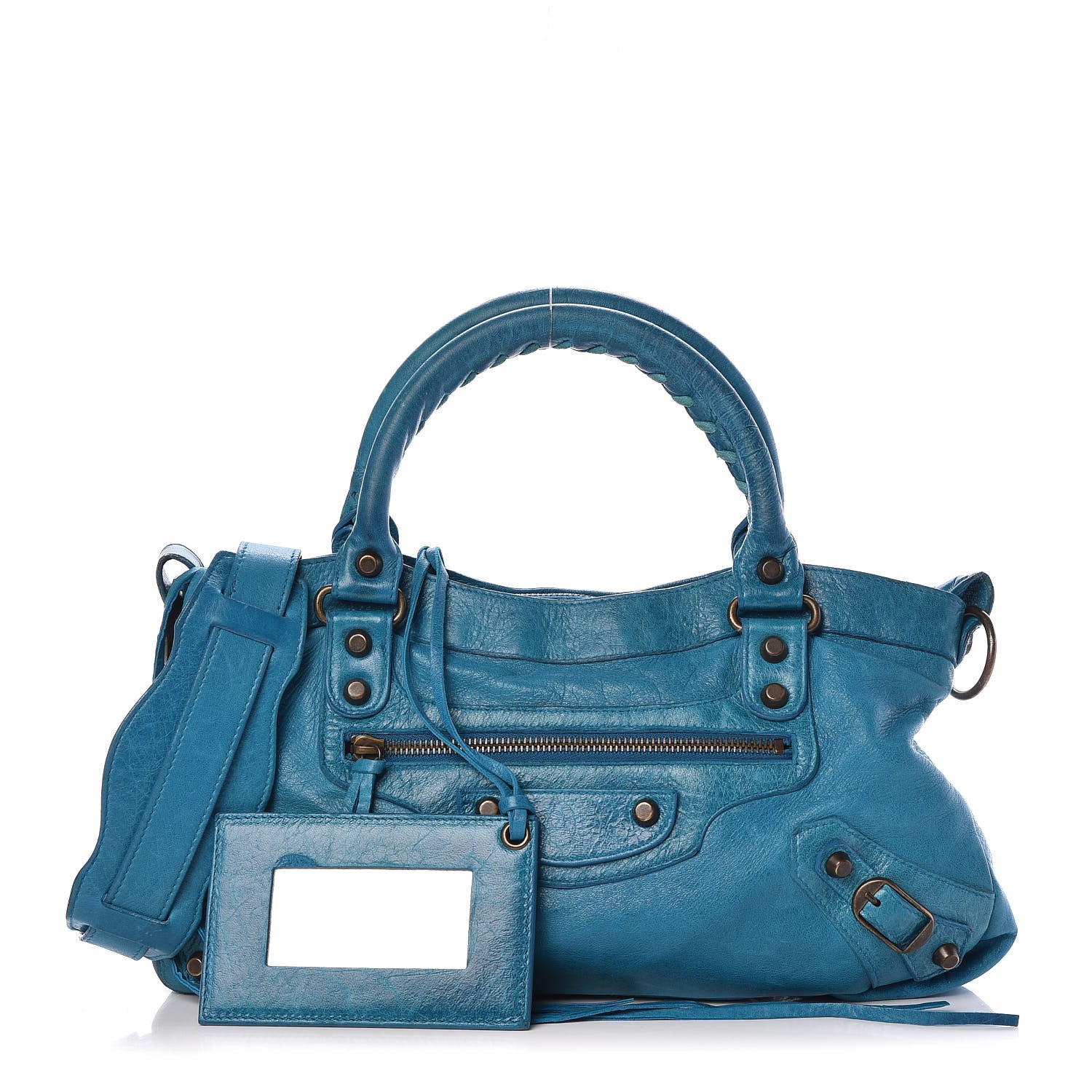 Balenciaga Chevre Classic Hardware First Turquoise 1 of 11