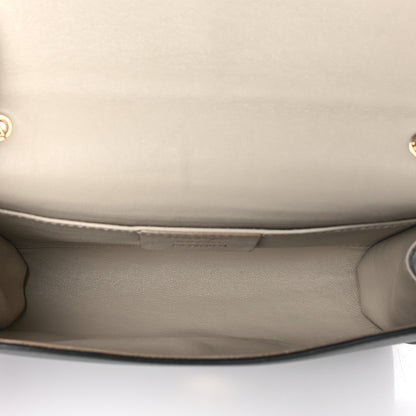 Salvatore Ferragamo Calfskin Gancini Chain Flap Bag Black 5 of 11