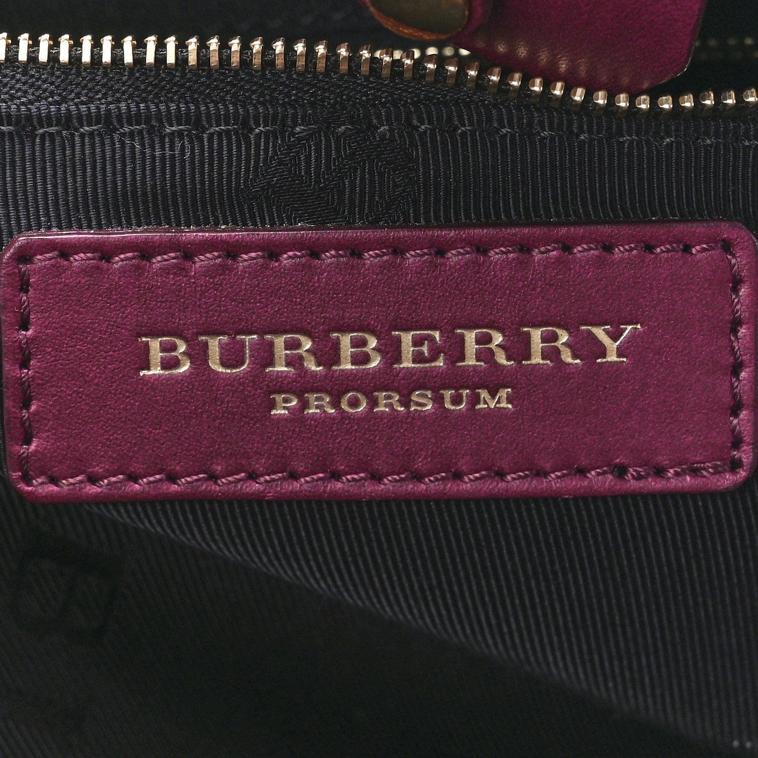 Burberry Calfskin Velvet Large Milverton Satchel Elderberry 6 of 11