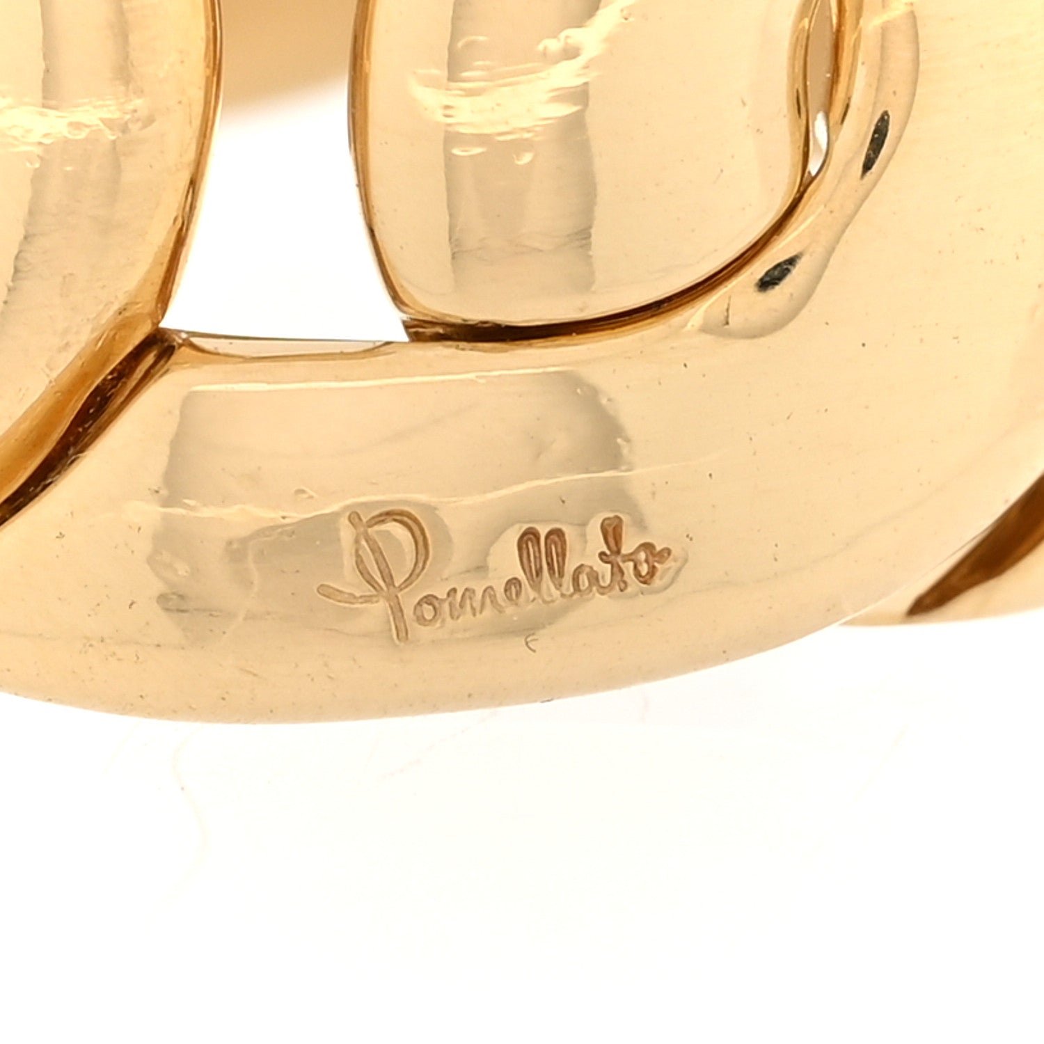 Pomellato 18K Yellow Gold Diamond Tango Ring 51 5.75 4 of 5