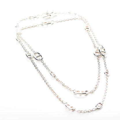 Hermes Sterling Silver Farandole Necklace 120 5 of 7